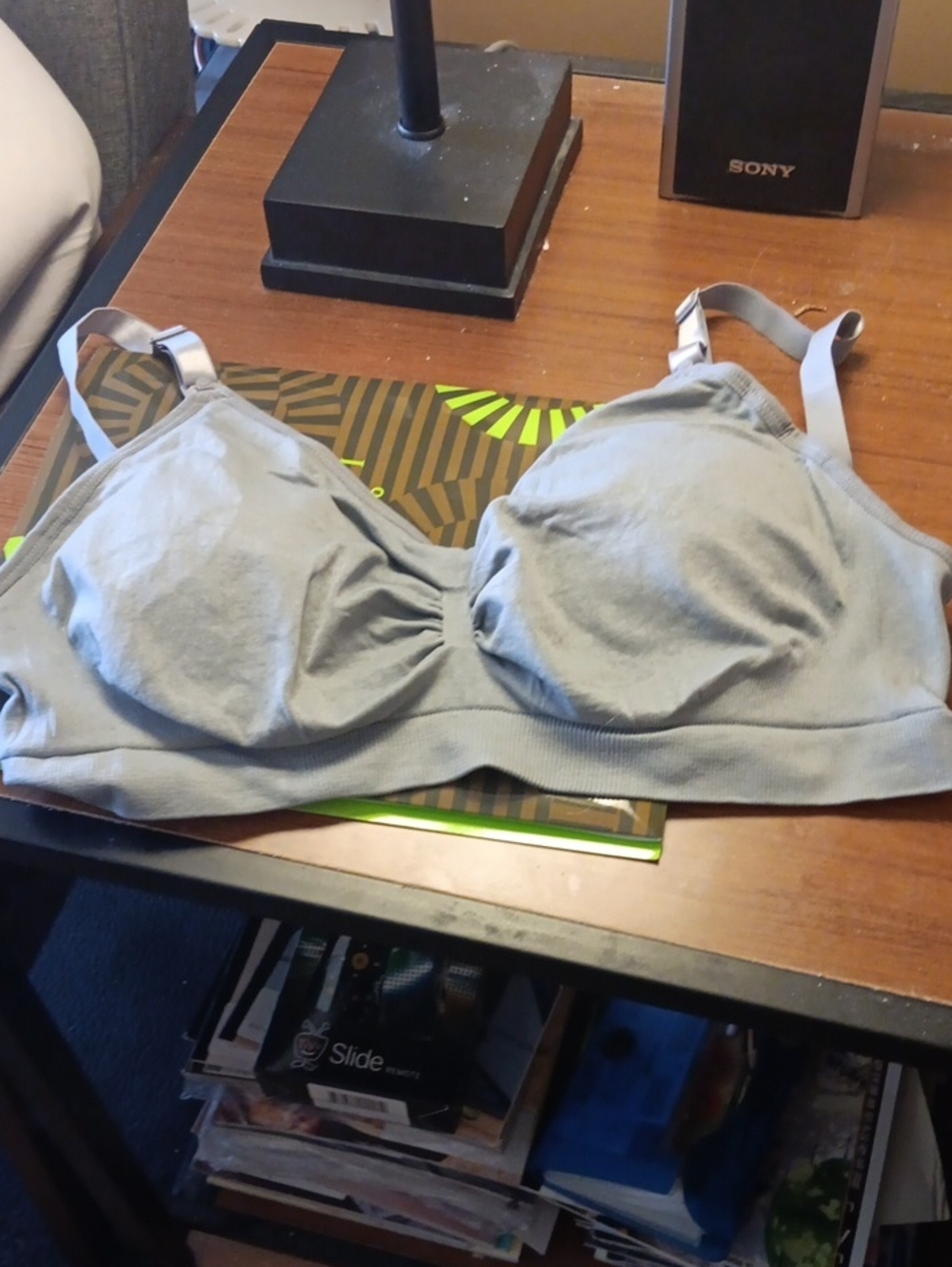 Wireless Comfort Bralette — Light Gray